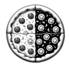 Pizza icon for button Toggle Light / Dark Mode